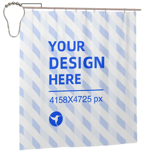 Title 3, 66x72in Waterproof Quick Dry Bathroom Shower Cu...
