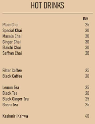 Chai Blends menu 1