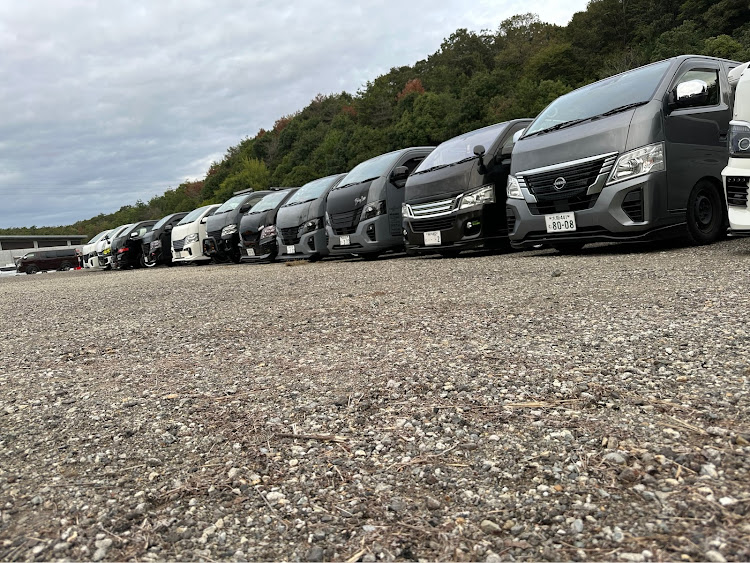 NV350キャラバンのキャラバン全オフ・無事帰宅〜・帰りは嫁ちゃん運転手🤗・よー呑んだ🤣に関するカスタム事例の投稿画像5枚目