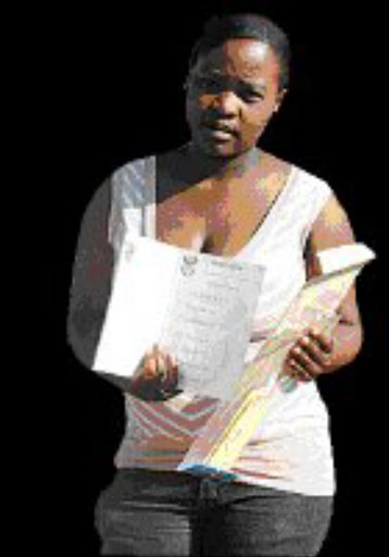 RAW DEAL: Pauline Letlhake. Pic. Mbuzeni Zulu. 20/02/08. © Sowetan.