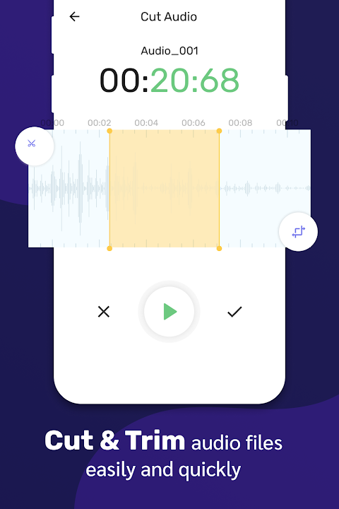 Voice recorder app : Audio editor - Best recorderのおすすめ画像3