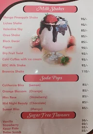 Cheers Ice Cream Parlour menu 4