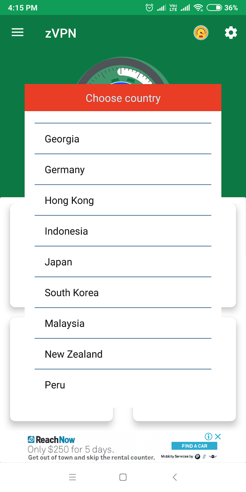 List Port Proxy