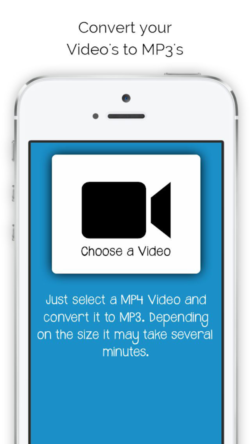 Android application mp4 to mp3 screenshort