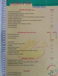 Cafe Ajanta menu 3