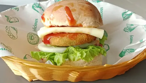 Veg Burger With Cheese