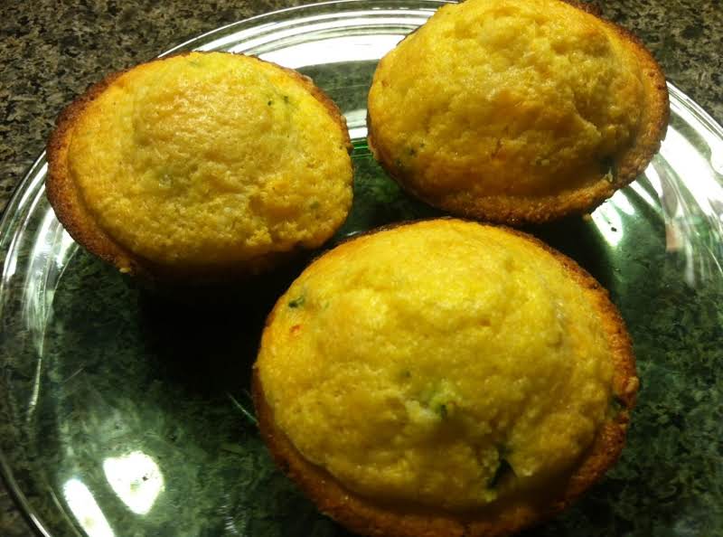 Three Cheese Kickin Corn Muffins