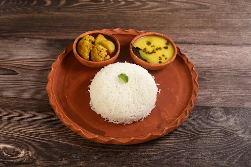 Basic Rice Thali