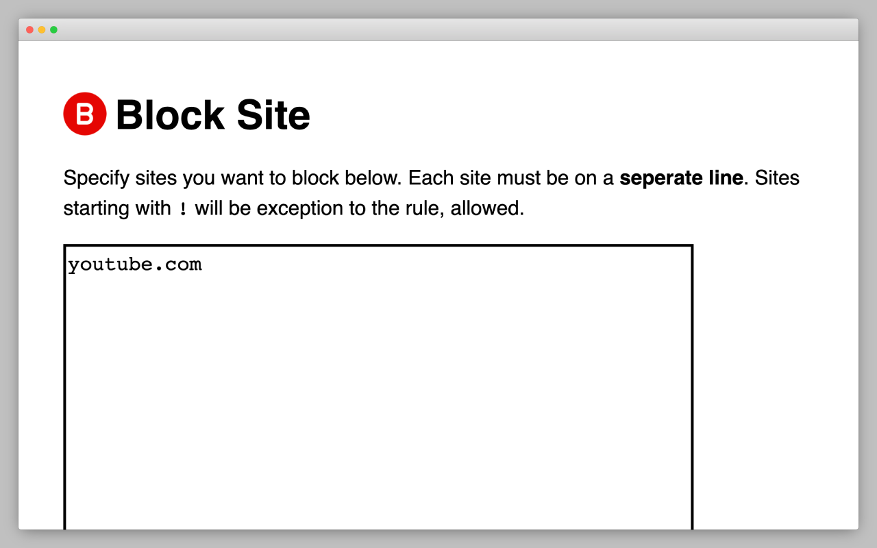 Block Site Preview image 2