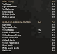 Family Caterers menu 4