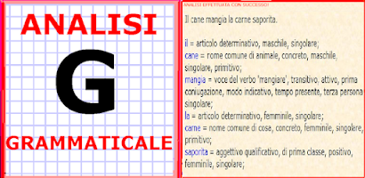 Analisi grammaticale italiana Screenshot