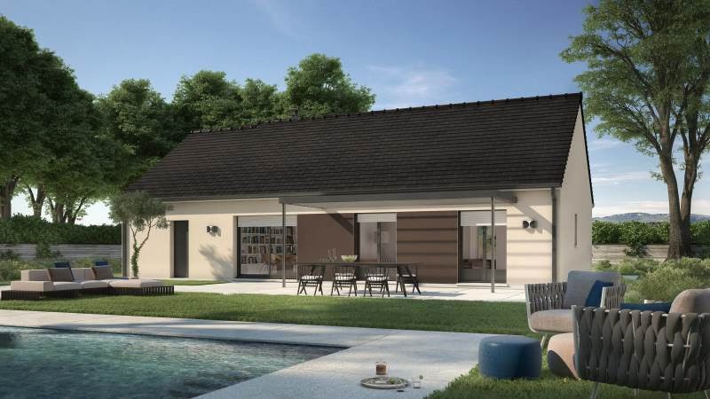 Vente maison neuve 5 pièces 73 m² à Genneville (14600), 199 700 €