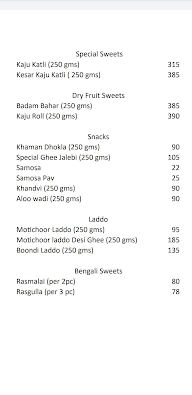 Vaibhav Food Court menu 2