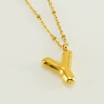 Gold Y With Chain