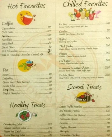 Cafe Downunder menu 