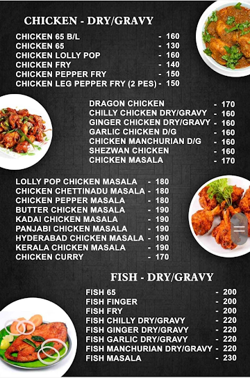 T S Thalapakattu Biryani & Fast Foods menu 