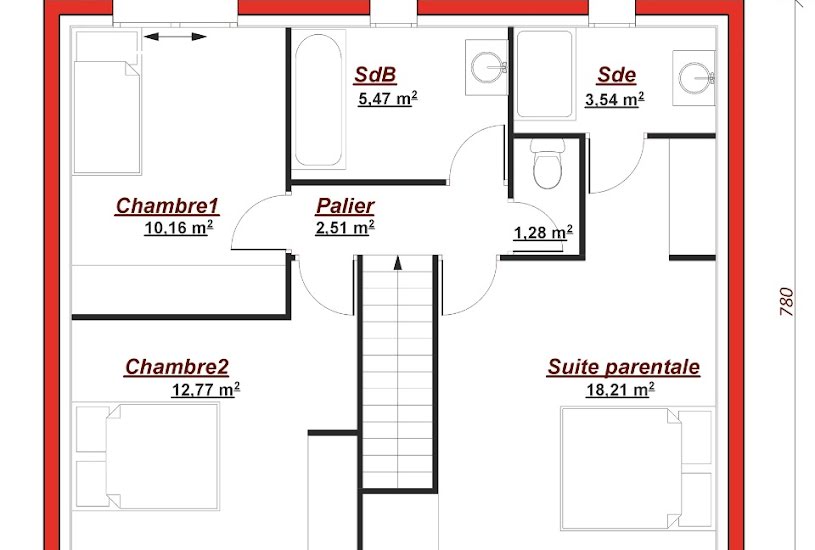  Vente Terrain + Maison - Terrain : 963m² - Maison : 110m² à Frouville (95690) 