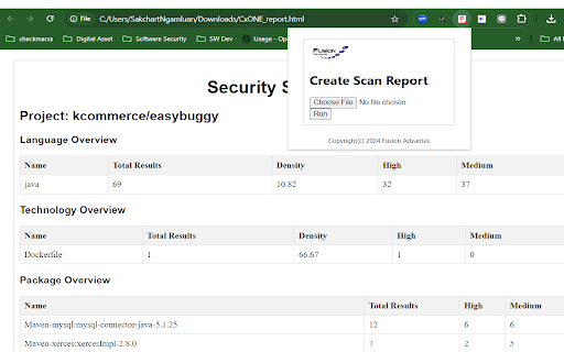 Fusion CxONE Report Generator