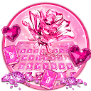 Crystal Glitter Love Rose Keyboard 10001001 APK Baixar