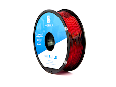 Translucent Red MH Build Series TPU Flexible Filament - 2.85mm (1kg)