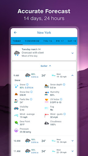 Screenshot Weather - Meteored Pro News