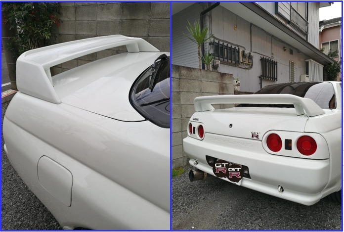 スカイライン GT-RのDIY・リアウイング・取り付け・R32GT-R・リペアに関するカスタム事例の投稿画像2枚目