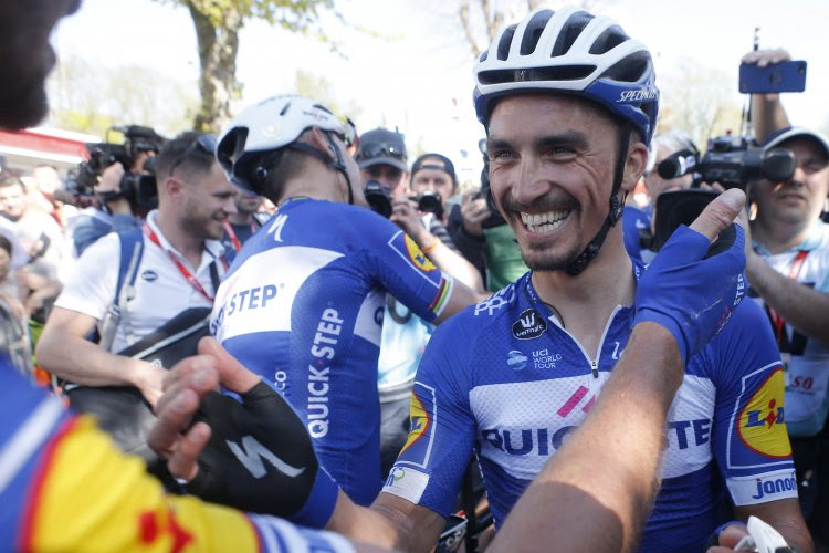 Alejandro Valverde a dû s'avouer vaincu à la Flèche Wallonne