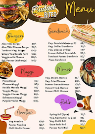 Budget Bites menu 1