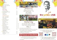 The Yellow Chilli menu 1