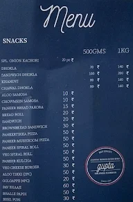 Gupta Bikaneri Namkeen menu 1