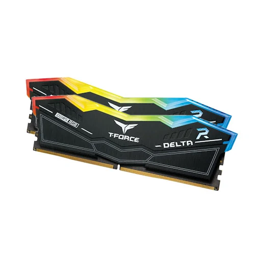 RAM desktop TEAM Delta Black RGB (2 x 16GB) DDR5 6000MHz (FF3D532G6000HC38ADC01)