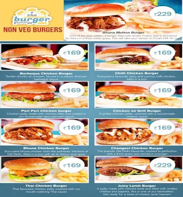 The Burger Factoryy menu 