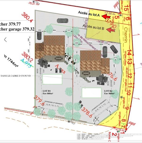 Vente terrain  800 m² à Grambois (84240), 150 000 €