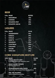 The Cork Restro Bar menu 3
