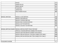 Bengal Biriyani House menu 7