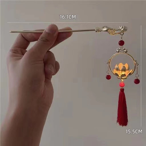Title 1, Womens Antique Style Luminous Lantern Tassel H...