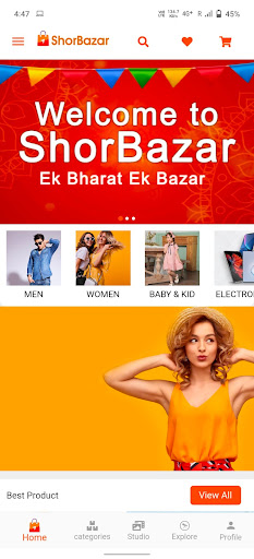 Screenshot ShorBazar-Ek Bhart Ek bazar