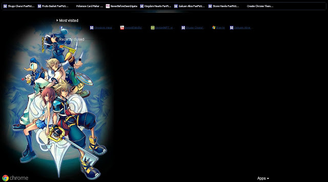 Kingdom Hearts II chrome extension