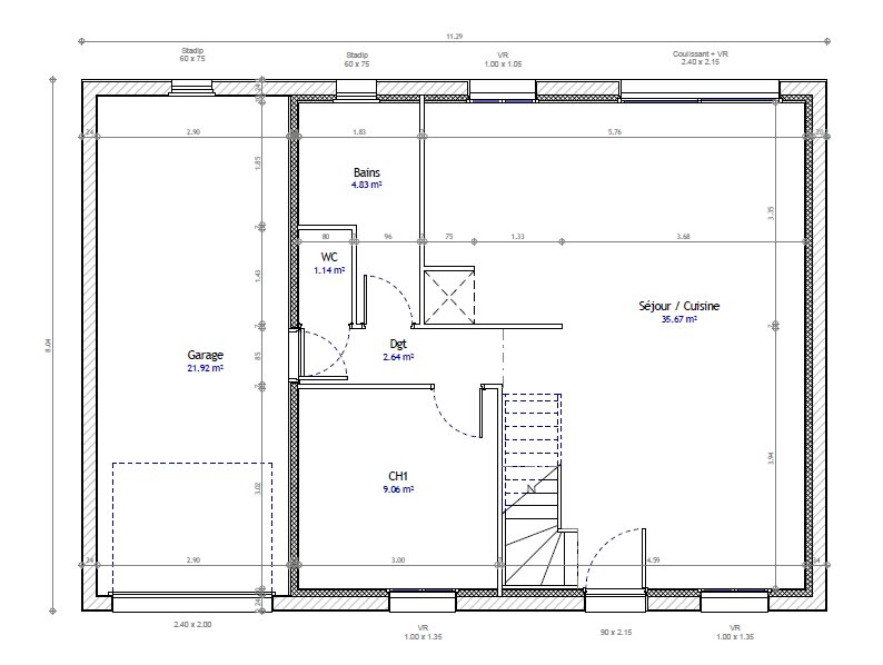 Vente maison neuve 4 pièces 78.67 m² à Savy (02590), 188 984 €