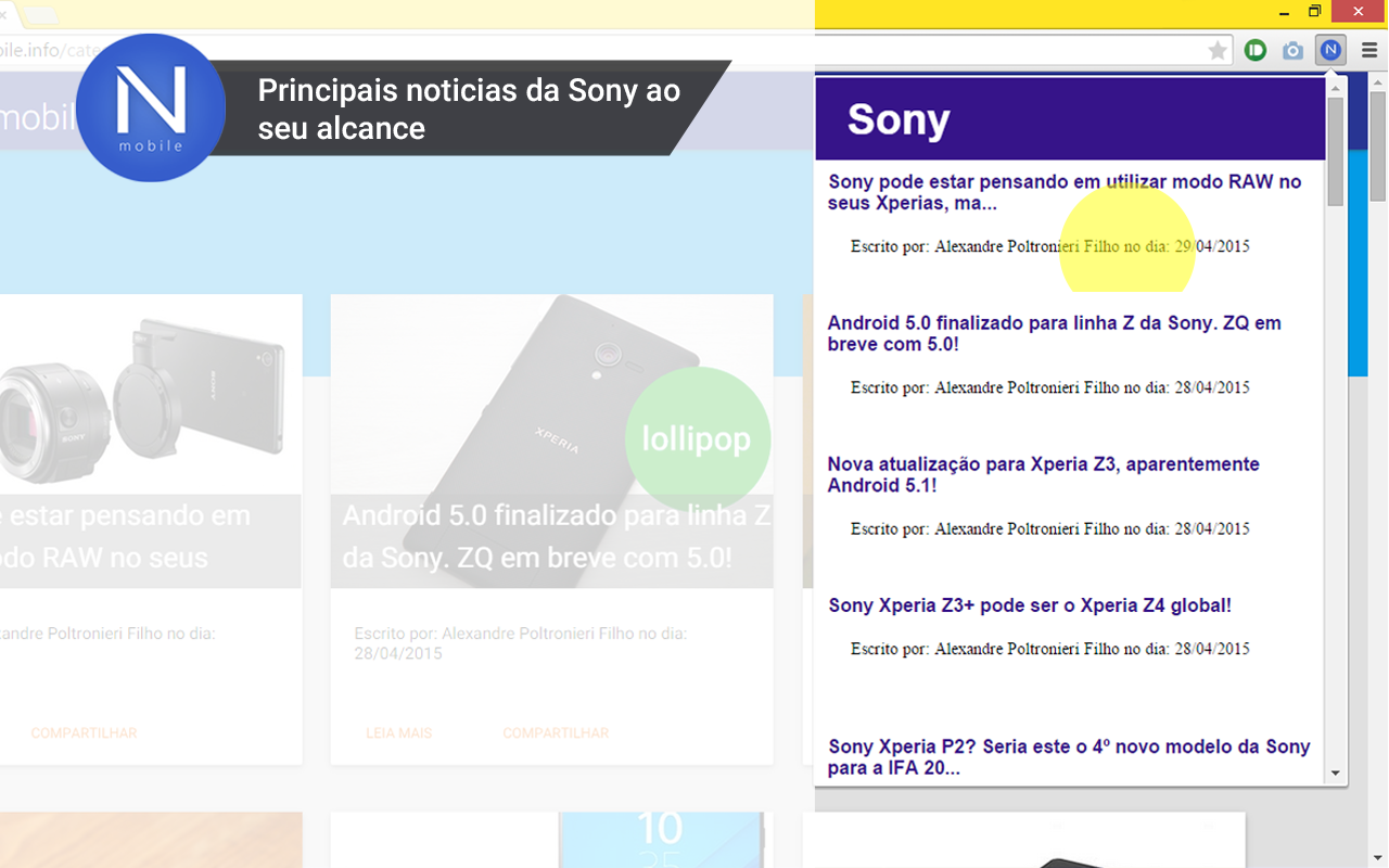 Noticias da Sony Mobile, N mobile Preview image 2