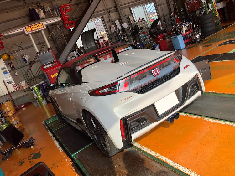 S660のアライメント測定・調整・タイヤ館・暑い〜に関するカスタム事例の投稿画像2枚目