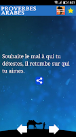 Proverbes Arabes En Français Screenshot