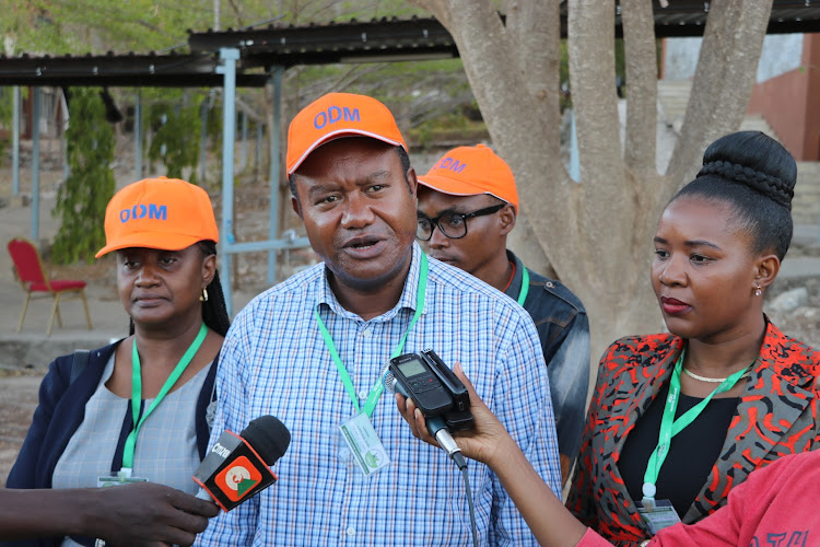 Taita Taveta ODM gubernatorial candidate Thomas Mwakwida during a past interview in Voi.