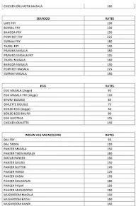 Madras Military Hotel menu 2