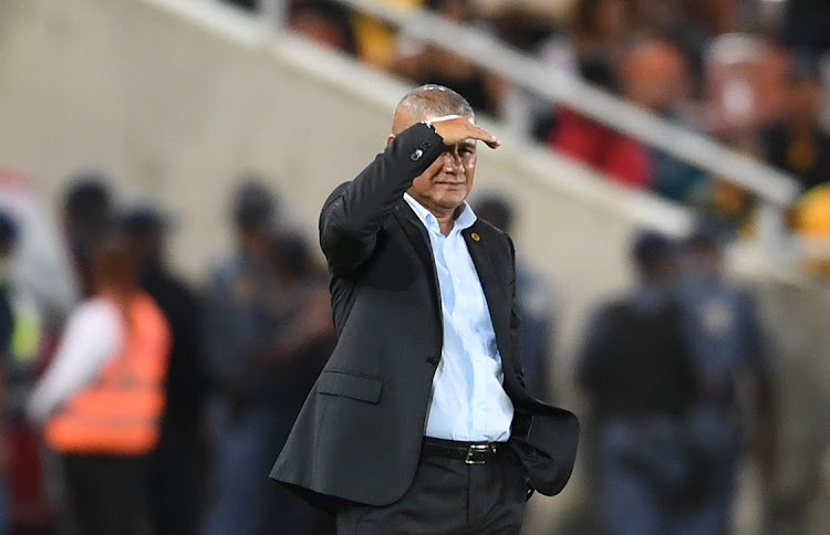 Kaizer Chiefs coach Cavin Johnson during their DStv Premiership match against Sekhukhune United at Peter Mokaba Stadium in Polokwane on Saturday.