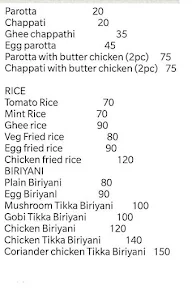 Frankie Corner menu 1