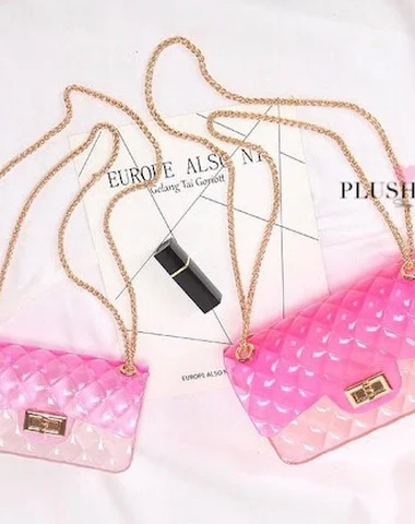 Super hippe transparante mini tas d - 0