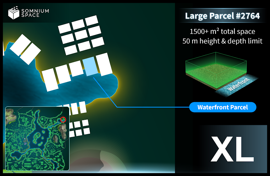 Extra Large #2764 (XL) parcel in Somnium Space