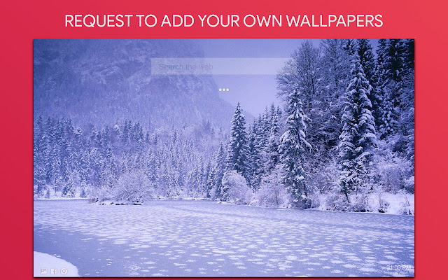 Winter Aesthetic Wallpaper HD Custom New Tab