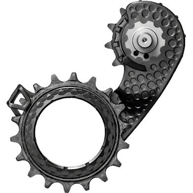 Absolute Black HOLLOWcage Oversized Derailleur Pulley Cage - Dura-Ace 9250 , Full Ceramic Bearings, Carbon Cage 